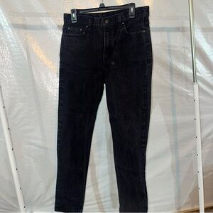 Faded Glory Men's Black Straight Jeans